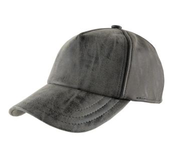 Buy HATSQUARE Genuine Leather Baseball Cap Adjustable Soft Feel Dad Plain  Hat Stylish Classic for Women Men Unisex (Black) at