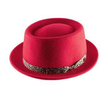 chapeau porkpie léopard Lison