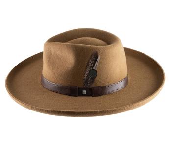 Chapeau rancher large Brooklyn Sin Guarnicion