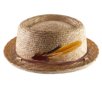 Chapeau porkpie paille sur mesure My Straw Porkpie